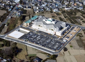 浜松赤十字病院　航空写真